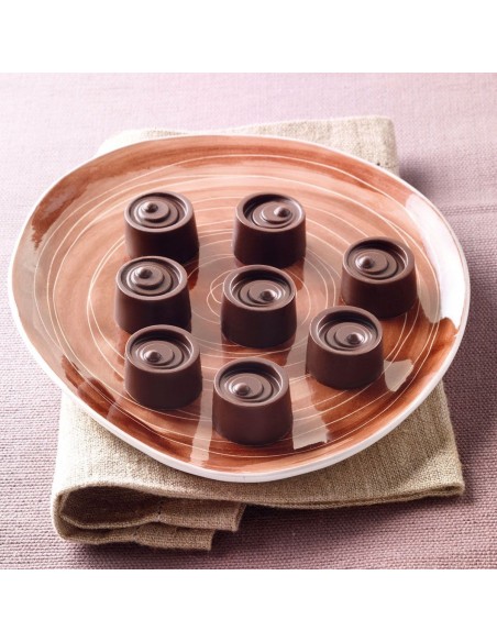 Molde Silicona Bombones Vertigo Silikomart