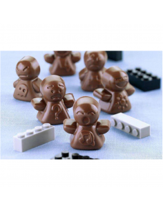 Molde Silicona Bombones Caritas Silikomart 2