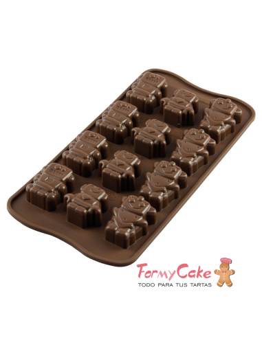 Molde Silicona Bombones Robochoc Silikomart