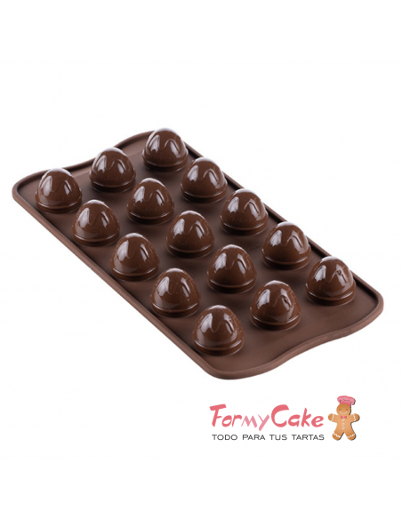 Molde Silicona Bombones Choco Drop Silikomart