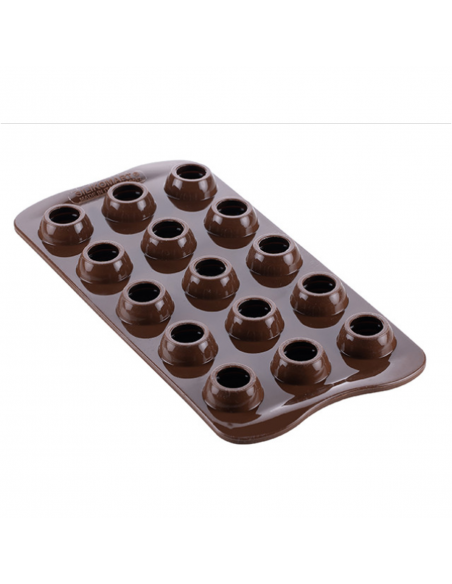 Molde Silicona Bombones Choco Drop Silikomart