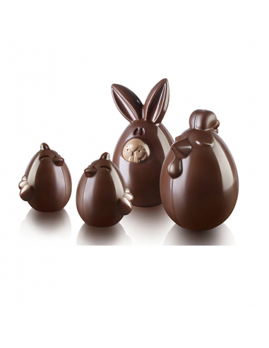 Molde para Chocolate Lady Cocca Silikomart