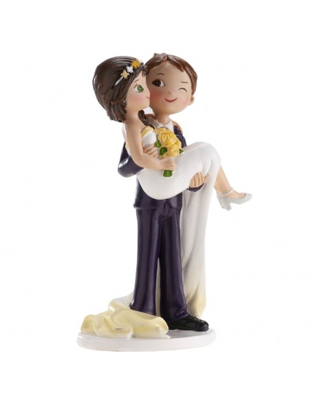 Figura para Tarta Novios Guiño 15,5cm Dekora
