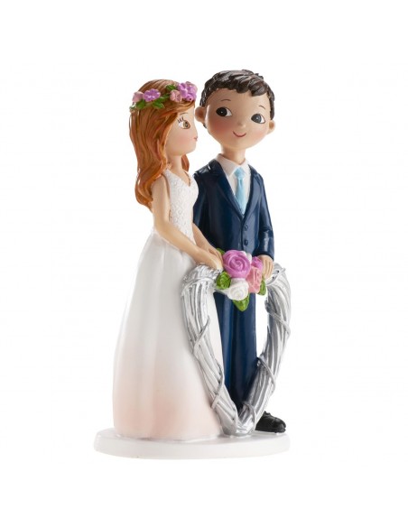Figura Boda Corazón 16cm Dekora