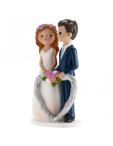 Figura Boda Corazón 16cm Dekora