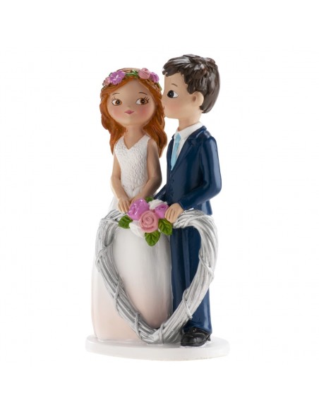 Figura Boda Corazón 16cm Dekora