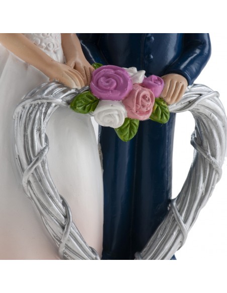 Figura Boda Corazón 16cm Dekora