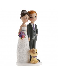 Figura Boda con Perro 16cm Dekora 2