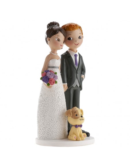 Figura Boda con Perro 16cm Dekora