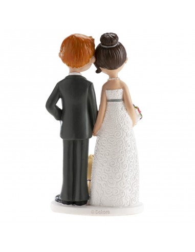 Figura Boda con Perro 16cm Dekora