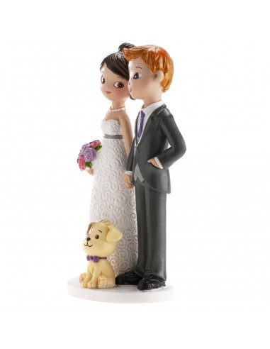 Figura Boda con Perro 16cm Dekora