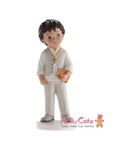 Figura para Tarta Comunión Niño Bruno Dekora