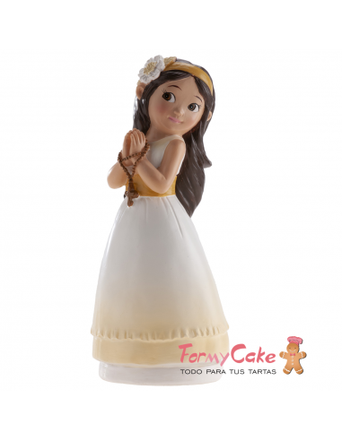 Figura para Tarta Comunión Niña Belen Dekora