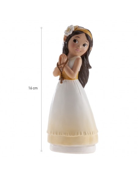 Figura para Tarta Comunión Niña Belen Dekora