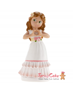 Figura para Tarta Comunión Niña Betty Dekora