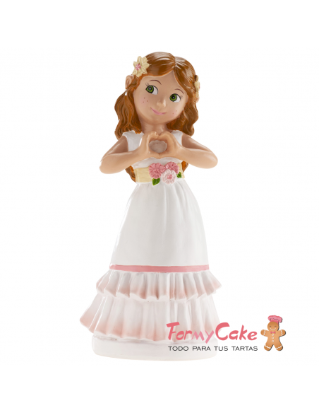 Figura para Tarta Comunión Niña Betty Dekora