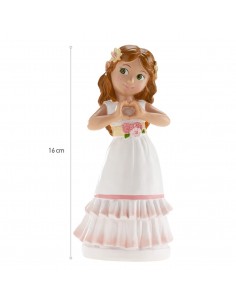 Figura para Tarta Comunión Niña Betty Dekora 2