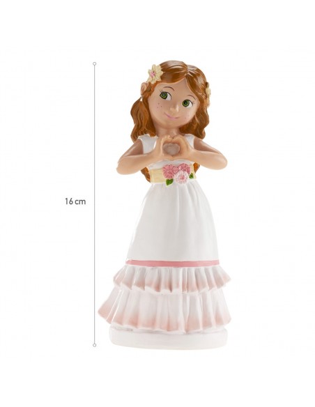 Figura para Tarta Comunión Niña Betty Dekora
