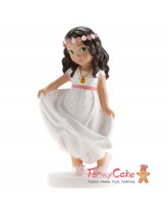 Figura para Tarta Comunión Niña Berta Dekora