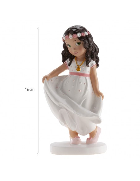 Figura para Tarta Comunión Niña Berta Dekora