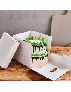 Caja Blanca para Tartas 25,5x25,5x25cm Funcakes 2