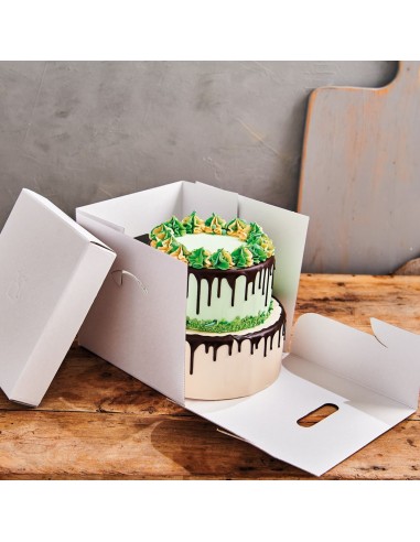Caja Blanca para Tartas 25,5x25,5x25cm Funcakes