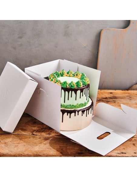 Caja Blanca para Tartas 25,5x25,5x25cm Funcakes