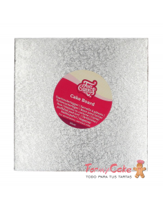 Base Cuadrada para Tartas 35cm Espesor 3mm Funcakes