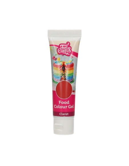 Colorante Gel Claret 30g Funcakes