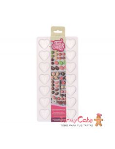 Molde de Bombones Corazones Funcakes