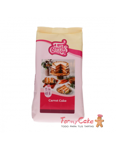 Preparado Bizcocho de Zanahoria 500gr Funcakes