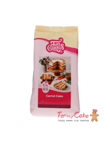 Preparado Bizcocho de Zanahoria 500gr Funcakes