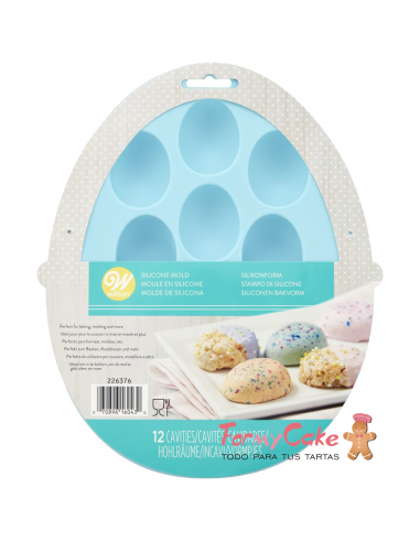 Molde Silicona Forma Huevo Wilton