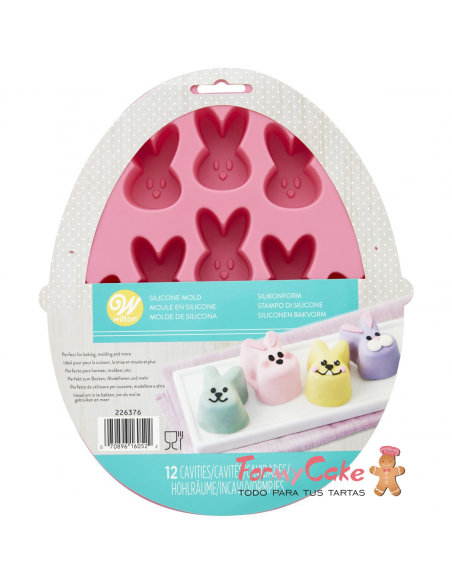 Molde Silicona Forma Conejito Wilton