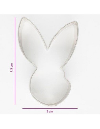 Cortador Cabeza Conejito 7,5cm Cookie Cutters