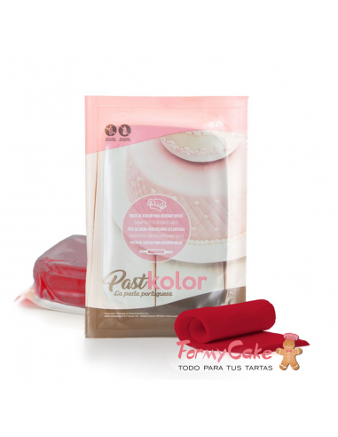 Fondant Pastkolor Granate Borgoña 1Kg