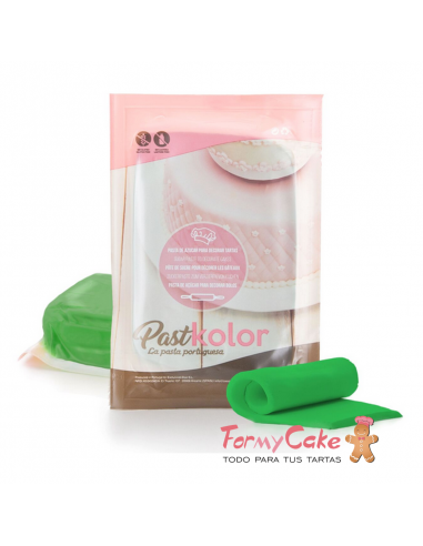Fondant Verde 250gr Pastkolor