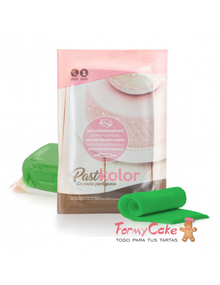 Fondant Verde 250gr Pastkolor