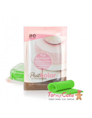 Fondant Verde Lechuga 250gr Pastkolor