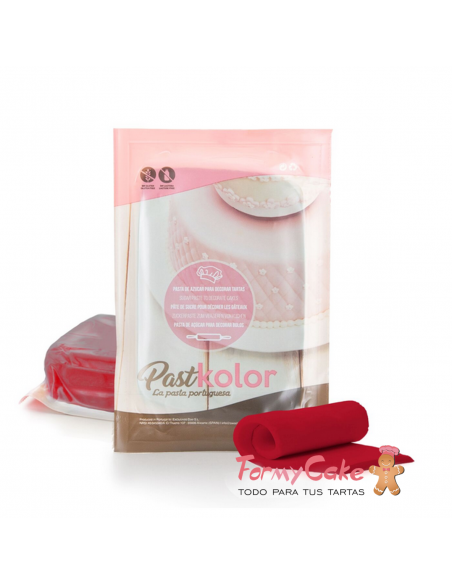 Fondant Pastkolor Granate Borgoña 250gr