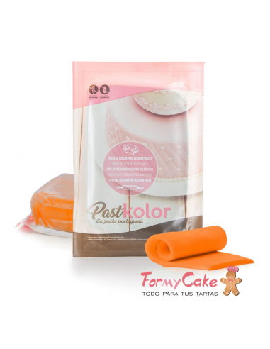 Fondant Naranja 250gr  Pastkolor