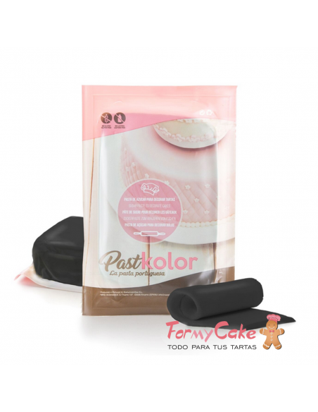 Fondant Negro 250gr  Pastkolor