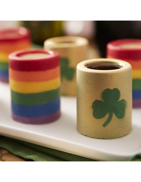 Molde De  Silicona Para Vasos Redondos , 8 Vasitos, Wilton