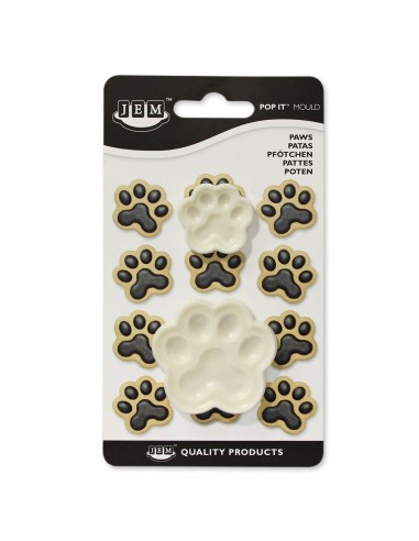 Molde Fondant Huella Perro Set/2 JEM
