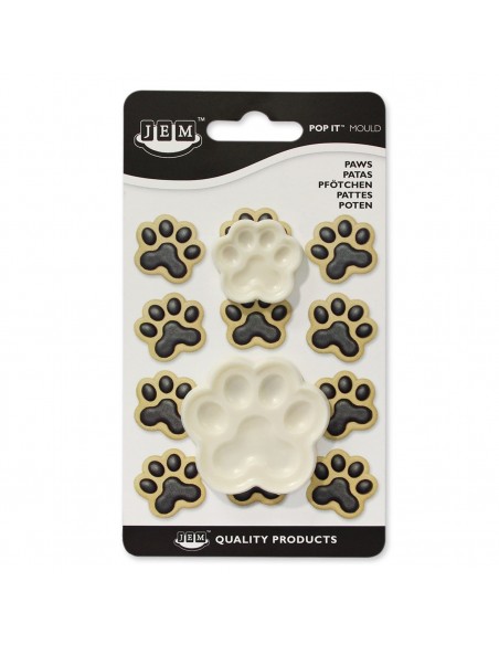 Molde Fondant Huella Perro Set/2 JEM
