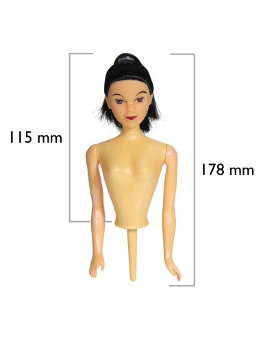 Muñeca Morena para Tartas PME