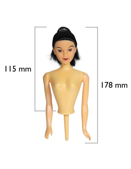Muñeca Morena para Tartas PME