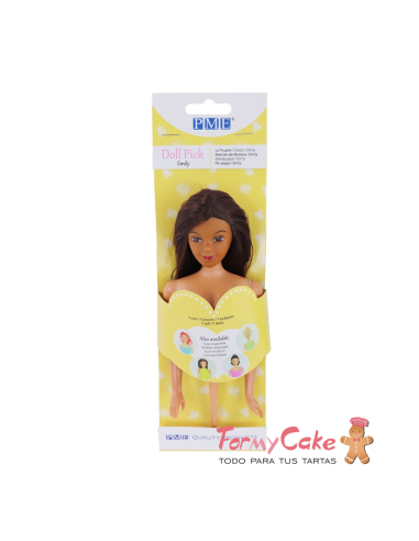 Muñeca Étnica para Tartas PME