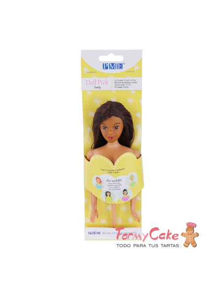 Muñeca Étnica para Tartas PME