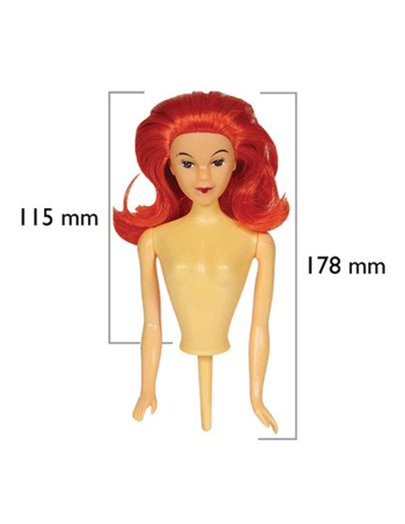 Muñeca Pelirroja para Tartas PME